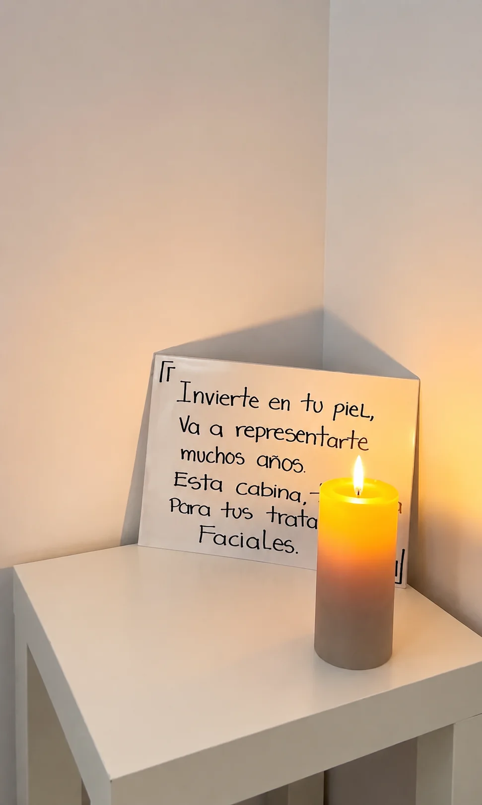 Rincón de cabina de SPA Laser Manacor